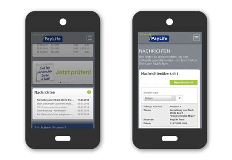 Mypaylife Einfach, schnell und sicher anmelden und Transaktionen durchführen, bequem per Smartphone oder Tablet